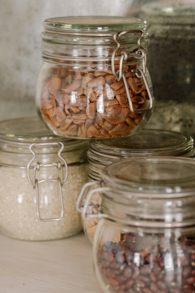 reuseable glass container