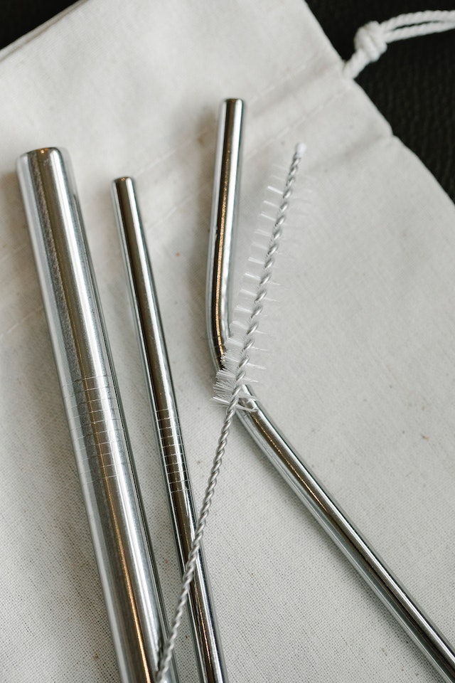 zero waste reusable steel straws